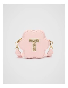 Flower Initial Bag in T