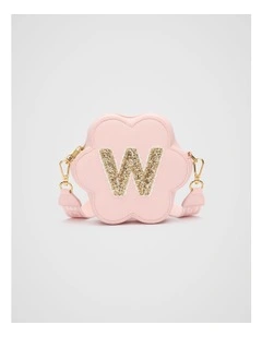 Flower Initial Bag in W