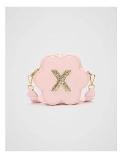 Flower Initial Bag in X