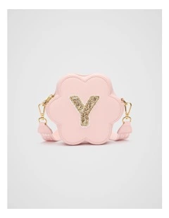 Flower Initial Bag in Y