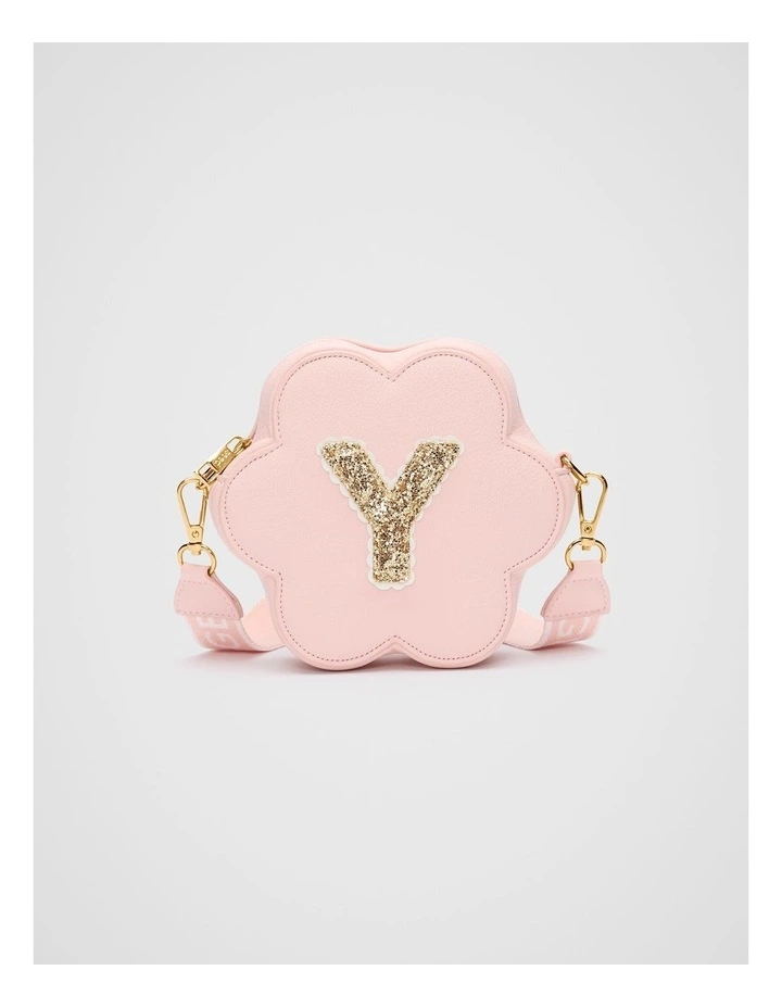 Flower Initial Bag in Y image 1
