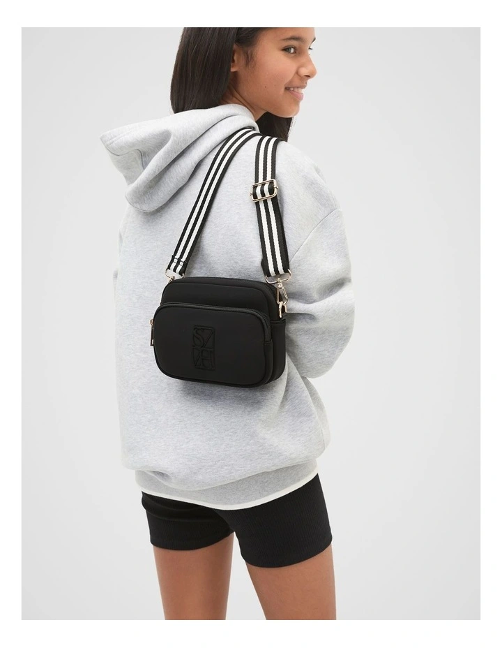 Core Logo Cross Body in Black image 2
