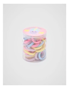 Bubble Tea Super Elastic Hair Ties in Multi