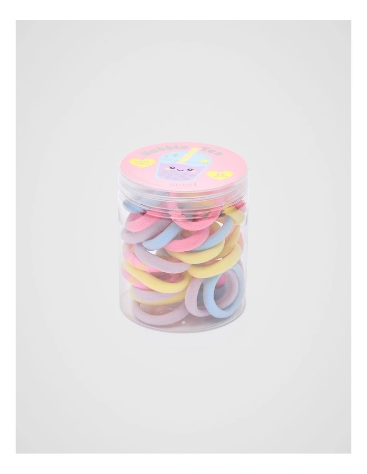 Bubble Tea Super Elastic Hair Ties in Multi image 1