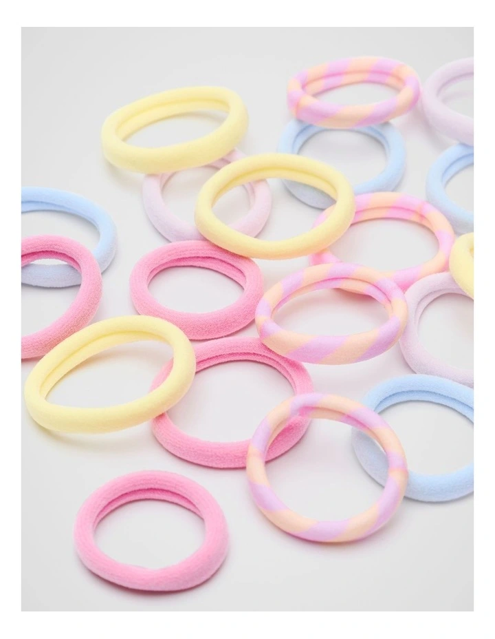 Bubble Tea Super Elastic Hair Ties in Multi image 2