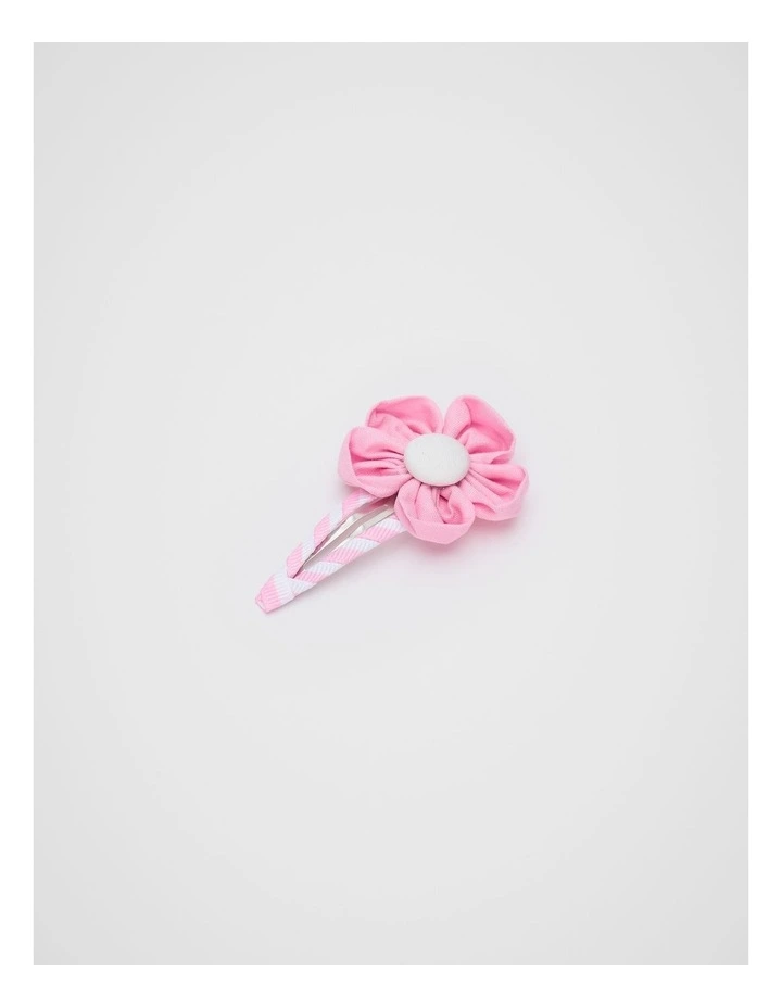 Poplin Flower Snap in Candy Pink image 1