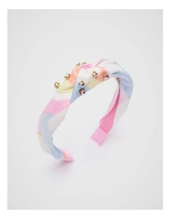 Abstract Floral Headband in Multi