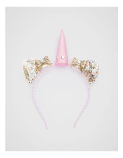 Unicorn Bow Headband in Multi