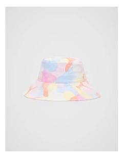 Abstract Floral Hat in Multi