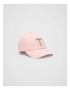 T Initial Cap in Pink