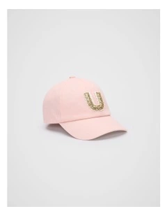 U Initial Cap in Pink