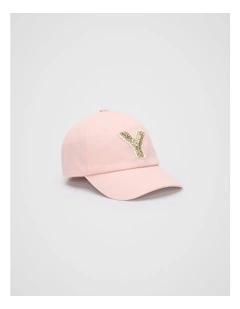 Y Initial Cap in Pink