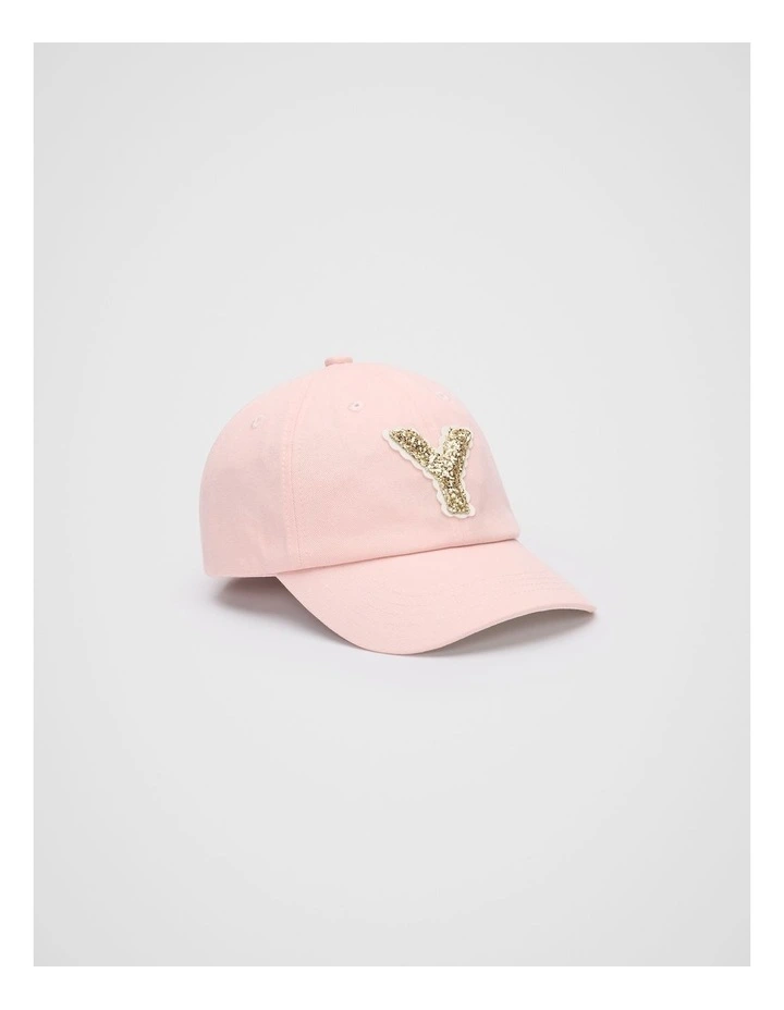 Y Initial Cap in Pink image 1