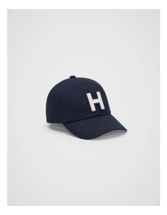 H Initial Cap in Blue