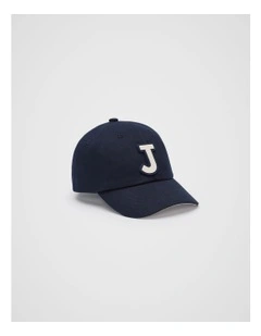 J Initial Cap in Blue