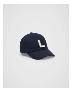 L Initial Cap in Blue