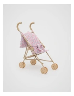 Ditsy Floral Doll Pram in Pink