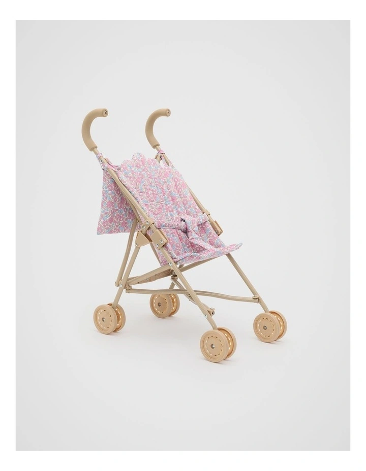 Ditsy Floral Doll Pram in Pink image 1