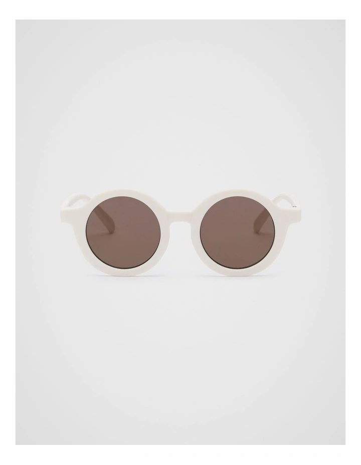 Child Classic Sunglasses in Cream image 1