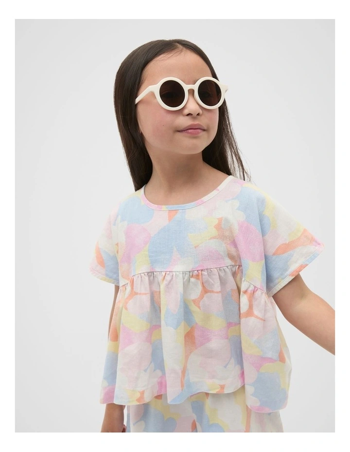 Child Classic Sunglasses in Cream image 2