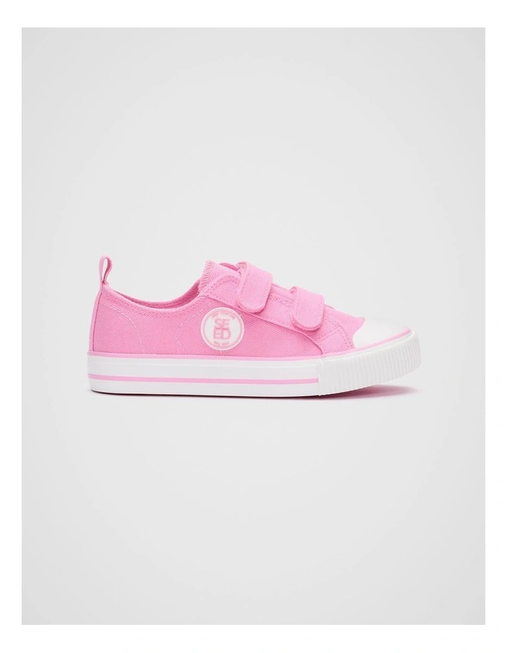 Quad Logo Sneaker in Candy Pink image 1