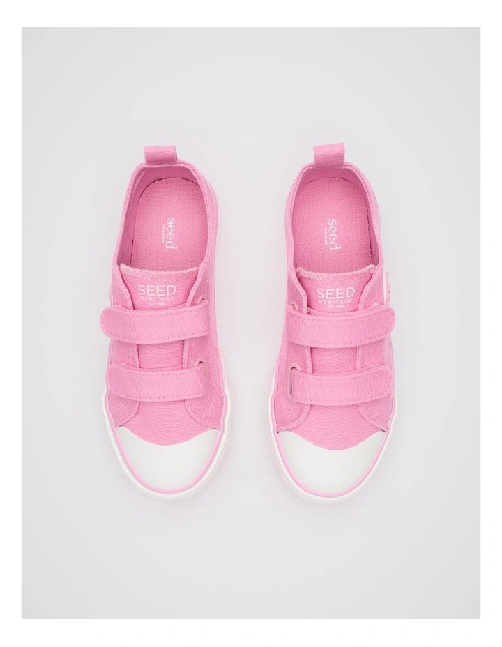 Quad Logo Sneaker in Candy Pink image 3