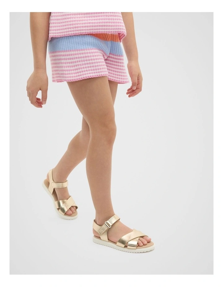 Summer Sandal in Gold image 2