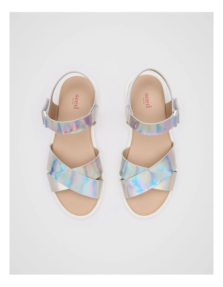 Summer Sandal in Iridescent image 3