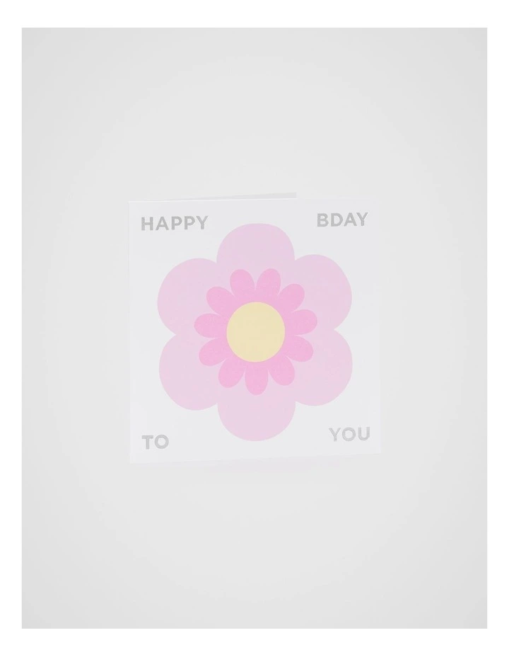 Happy Bday to You Flower Card image 1