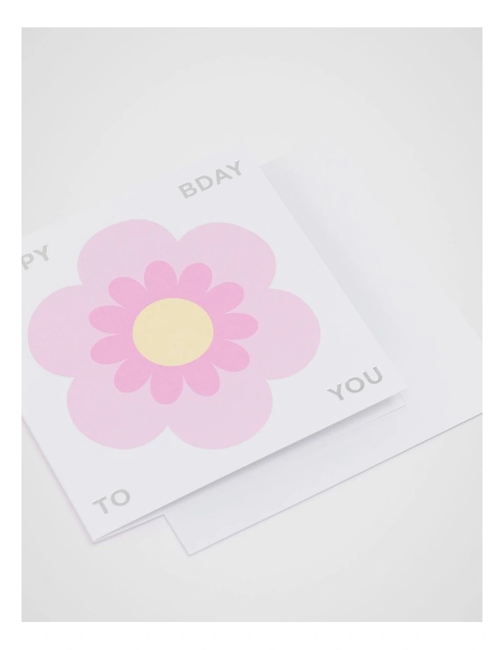 Happy Bday to You Flower Card image 2