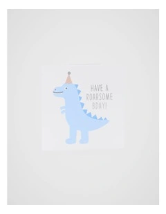 Have a Roarsome Bday Dinosaur Card