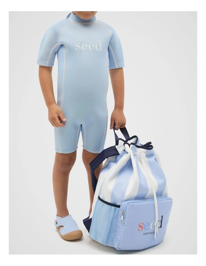 Swim Backpack in Luna Blue image 2