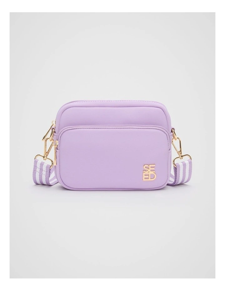 Quad Logo Cross Body Bag in Orchid Bloom image 1