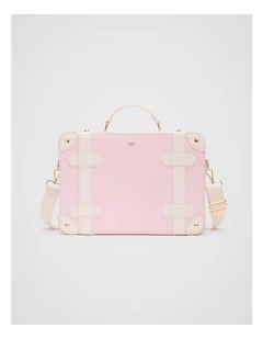 Medium Suitcase in Dusty Rose