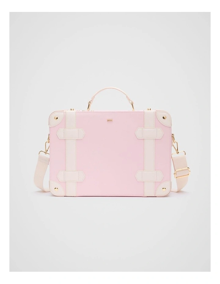 Medium Suitcase in Dusty Rose image 1