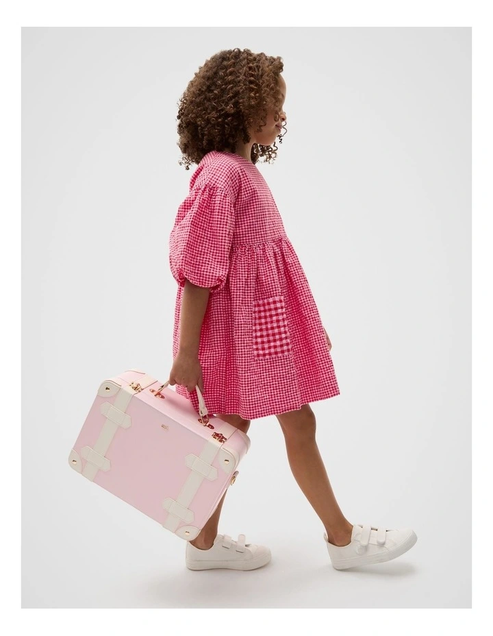 Medium Suitcase in Dusty Rose image 2