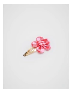 Gingham Flower Snap