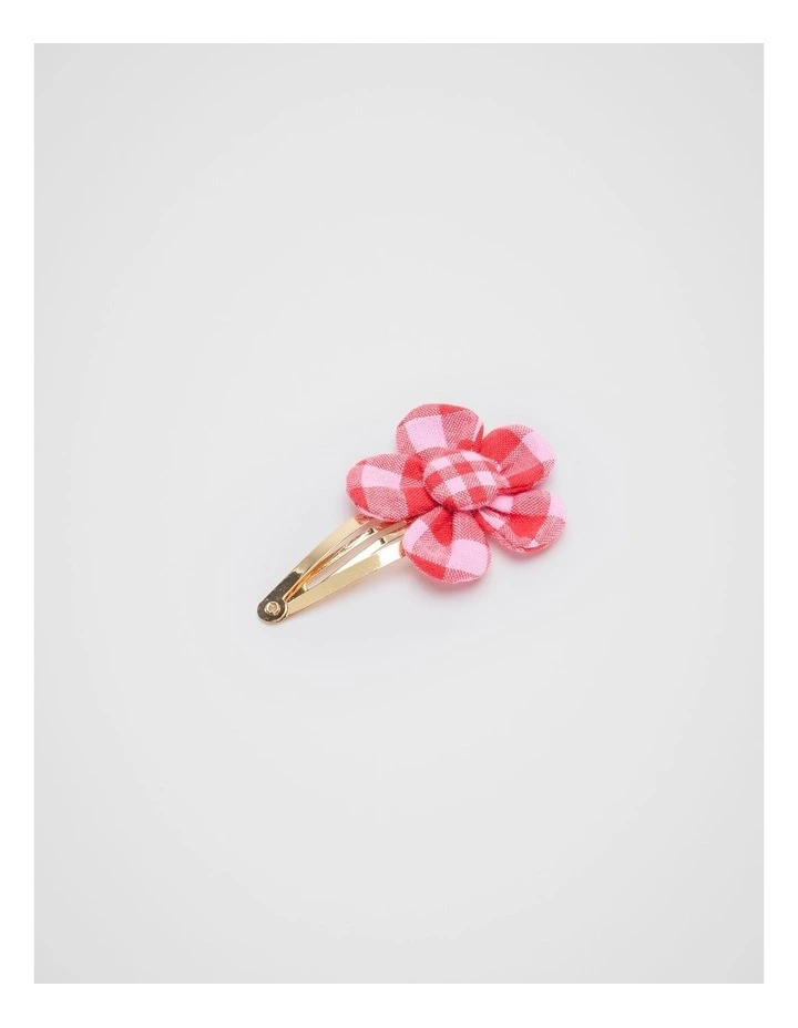 Gingham Flower Snap image 1