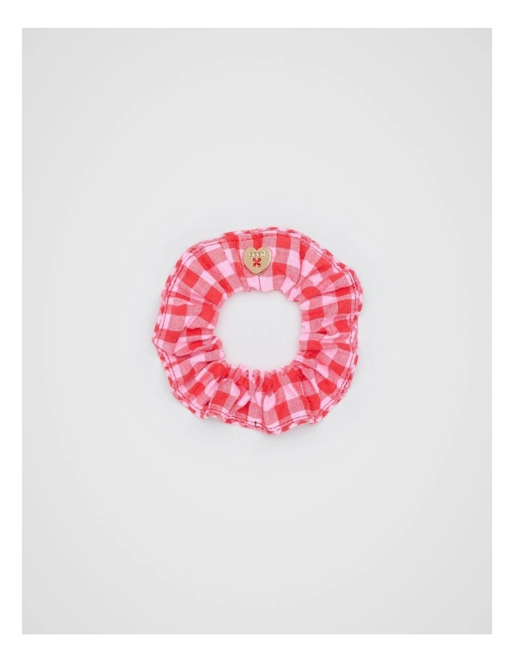 Gingham Print Scrunchie image 1