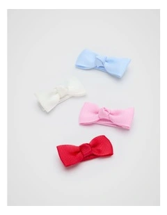 Grosgrain Bow Duck Clips