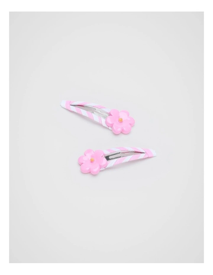 Daisy Resin Snaps in Candy Pink image 1