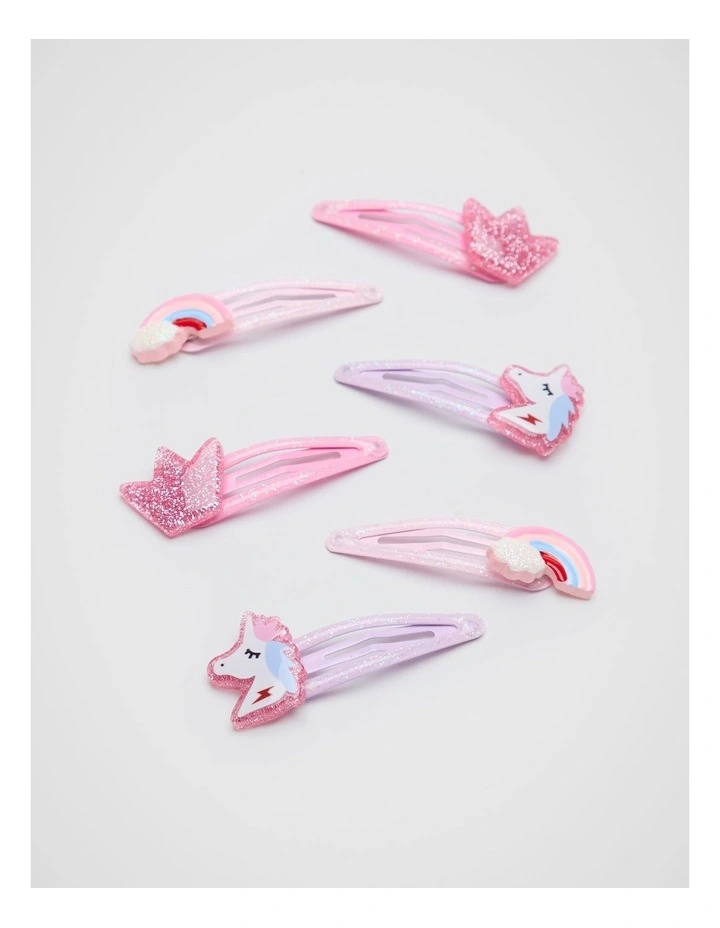 Rainbow Unicorn Glitter Snap Pack image 1