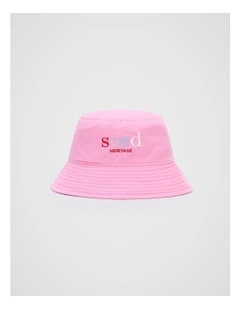 Heritage Bucket Hat in Candy Pink