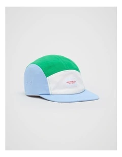 5 Panel Cap in Luna Blue