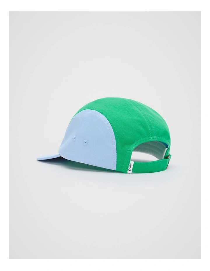 5 Panel Cap in Luna Blue image 3