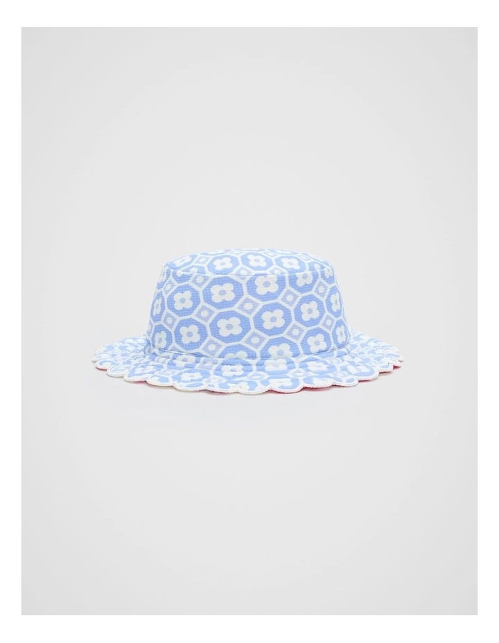 Mini Flower Swim Hat in Candy Pink image 1