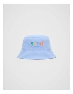 Mini Heritage Bucket Hat in Luna Blue