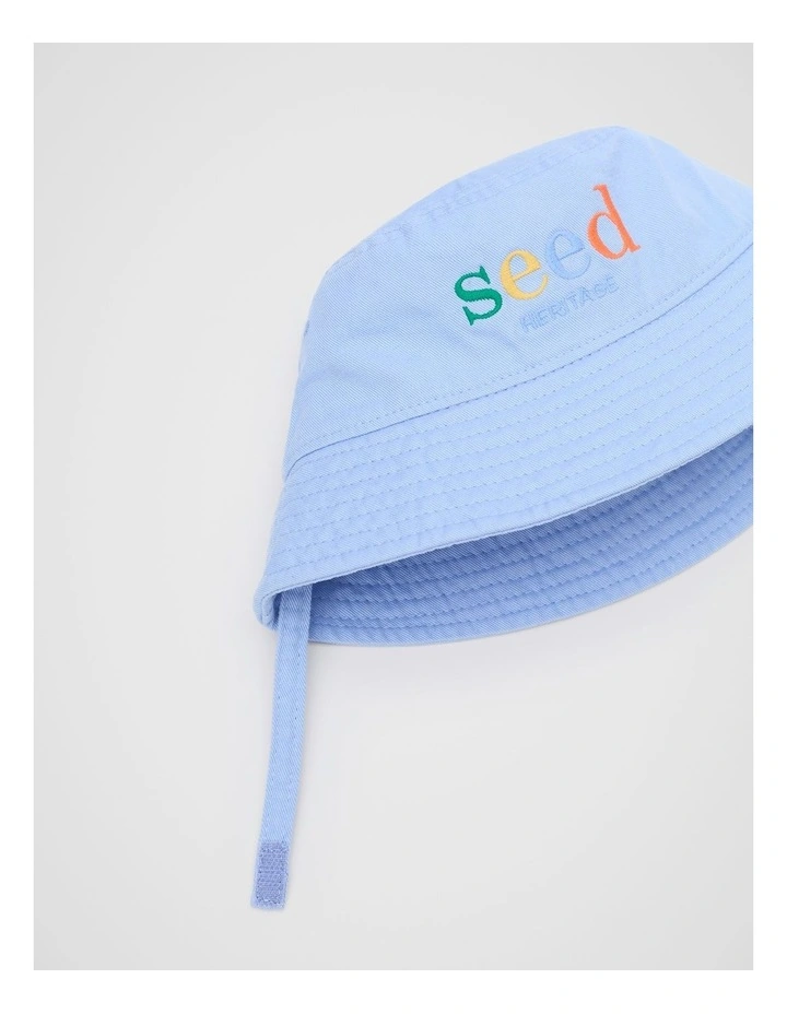 Mini Heritage Bucket Hat in Luna Blue image 2