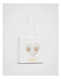 Initial Clip On Earrings - O