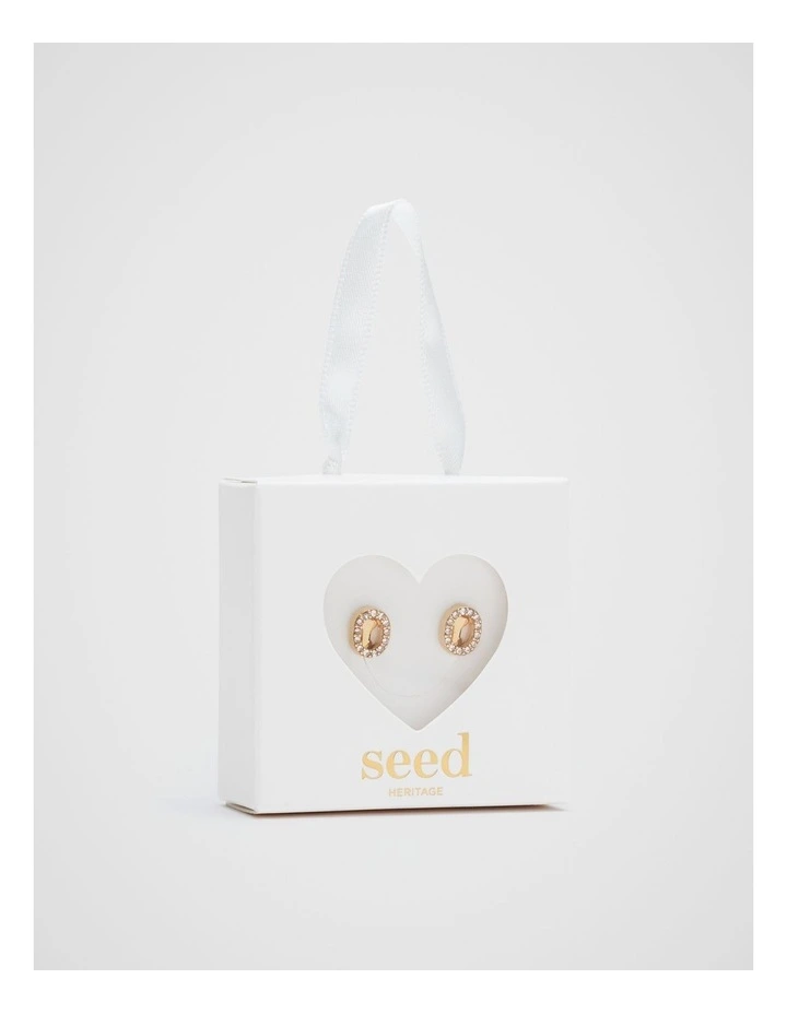 Initial Clip On Earrings - O image 1
